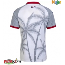Camiseta Haití Visitante Equipación para mujer Mundial 2026 manga corta